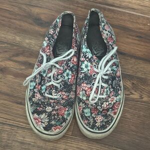 Floral Vans Women's Shoes